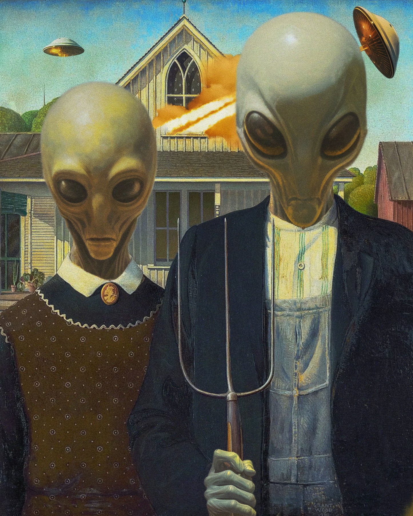 American Sci-Fi Fine Art Print