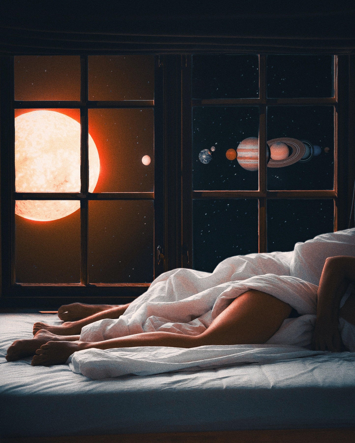 Floating in Space Fine Art Print - Cult Class Art Shop