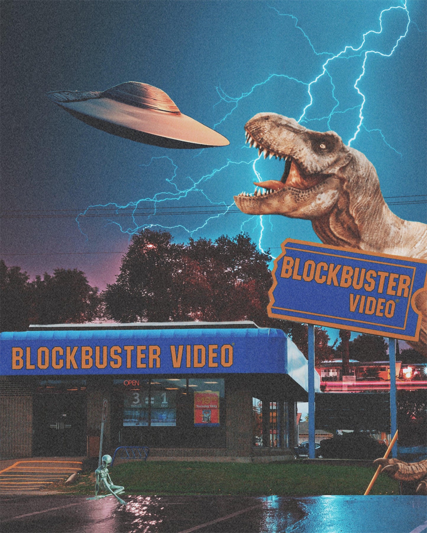 Here Comes Netflix Fine Art Print - Cult Class Art Shop