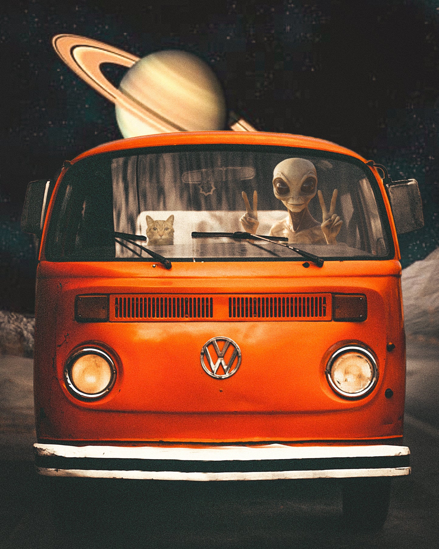 Intergalactic Peace Fine Art Print - Cult Class Art Shop