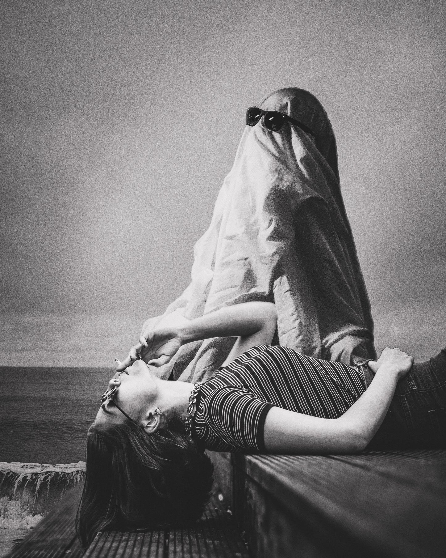 Sitting With My Darkness Fine Art Print - Cult Class Art Shop