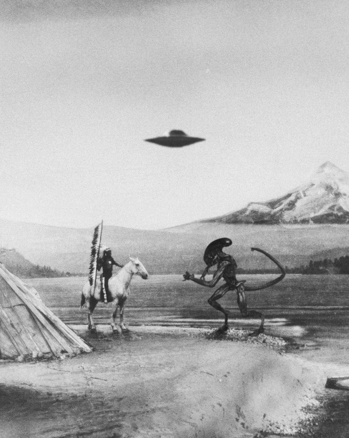 The Standoff Fine Art Print - Cult Class Art Shop