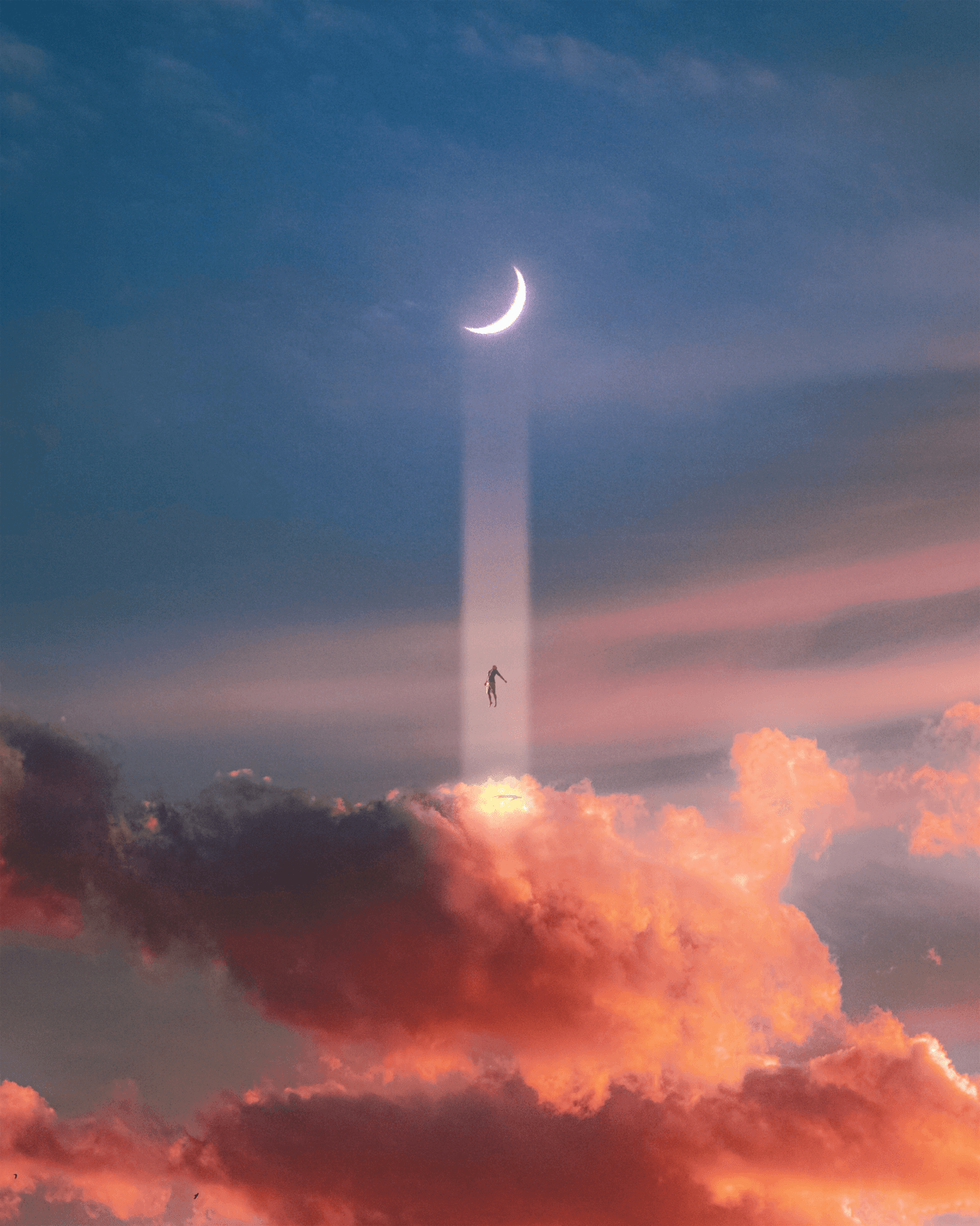 Moonbeam Fine Art Print - Cult Class Art Shop