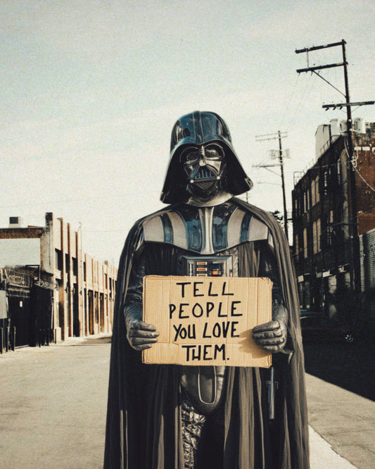 At Least He's Right About Something Fine Art Print