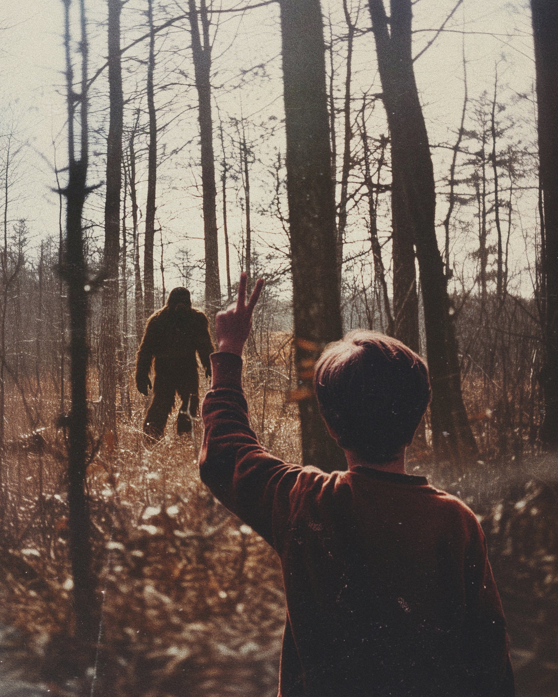 Bigfoot Buddy Fine Art Print - Cult Class Art Shop