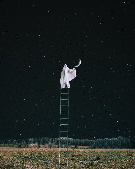 Adjusting The Moon Fine Art Print - Cult Class Art Shop