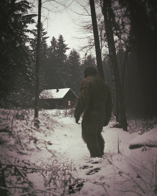 Bigfoot Lurks Fine Art Print