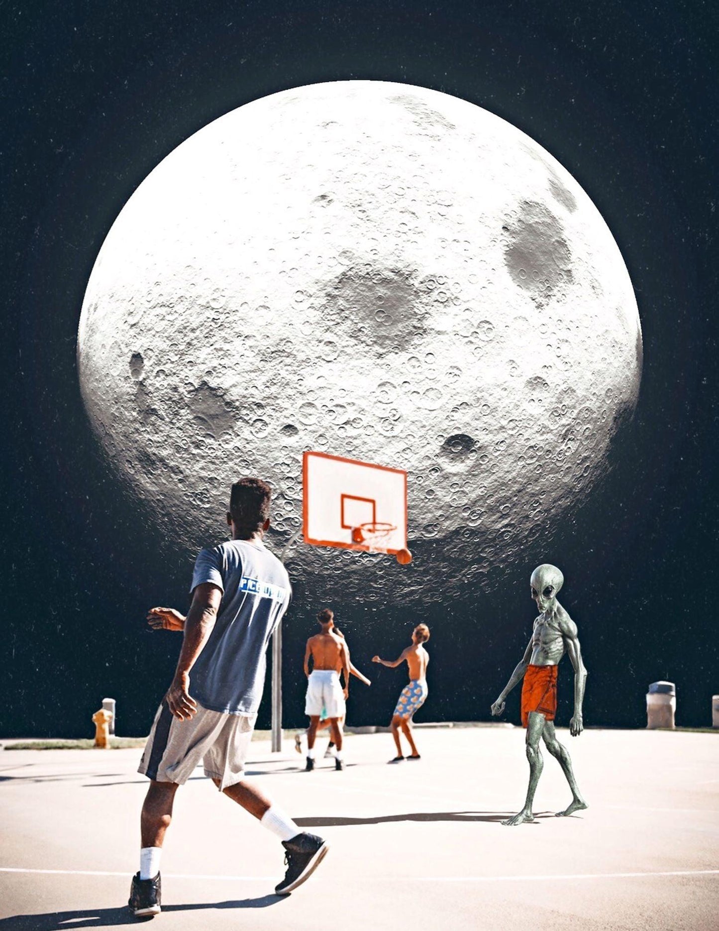 Space Jam Fine Art Print - Cult Class Art Shop