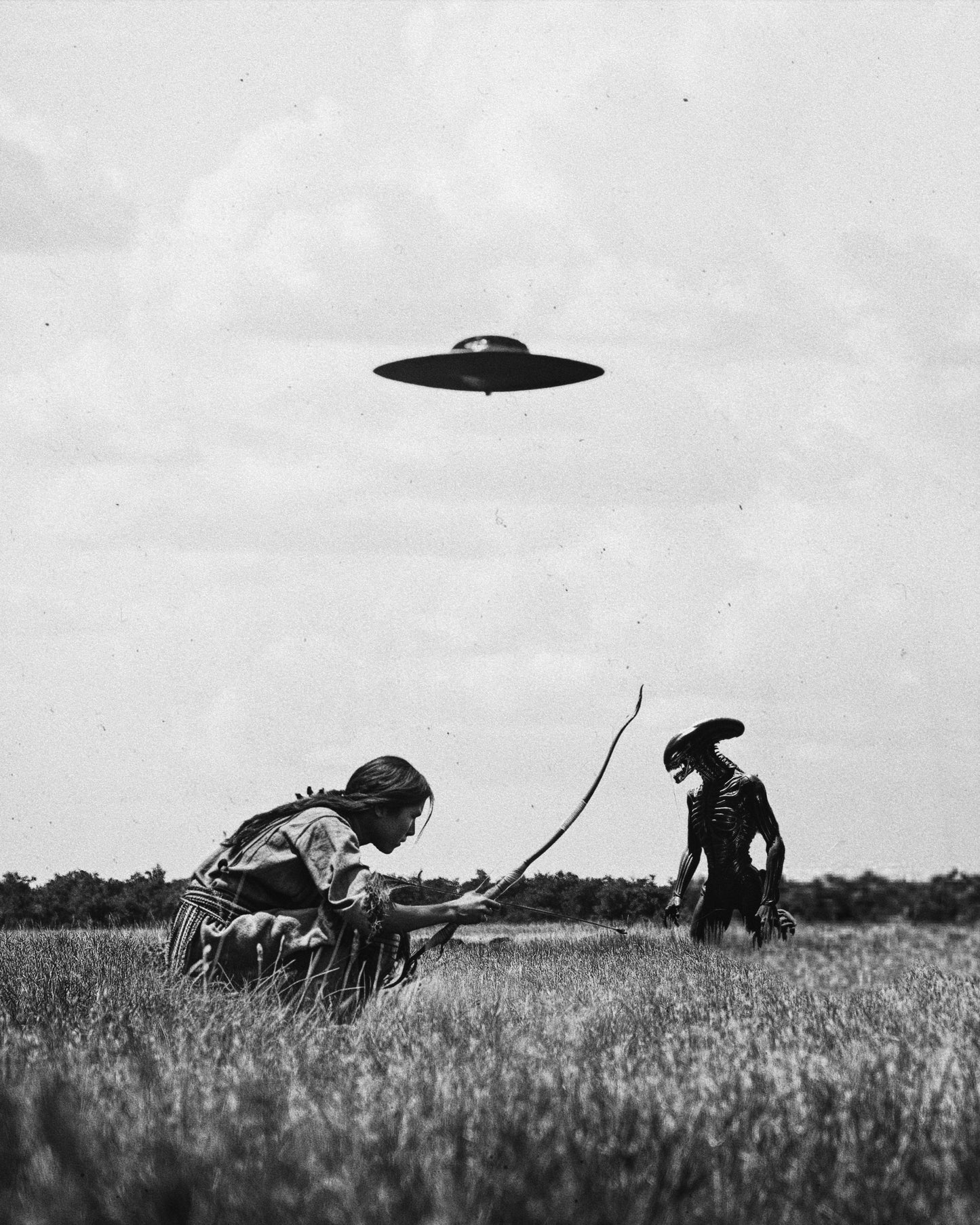 The Bowhunter Fine Art Print