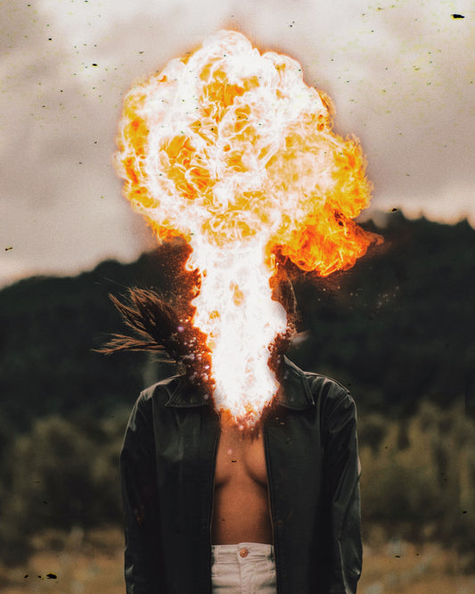 Head On Fire Fine Art Print