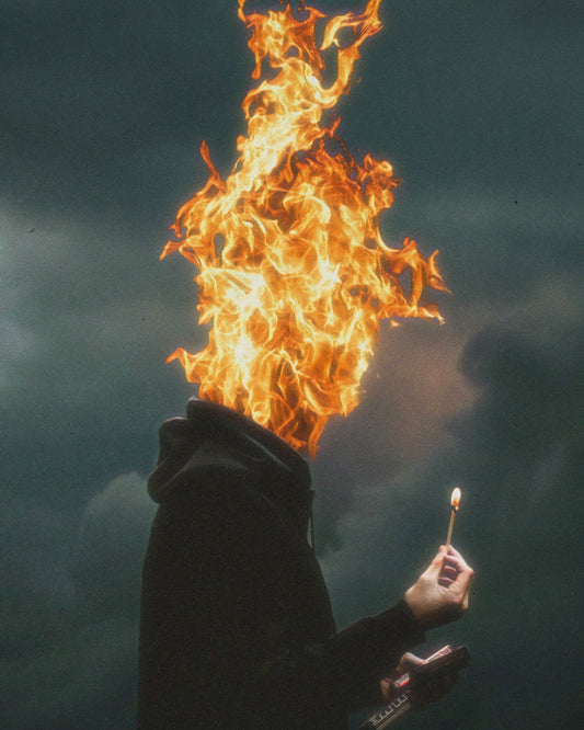 Setting Myself on Fire (To Keep Others Warm) Fine Art Print