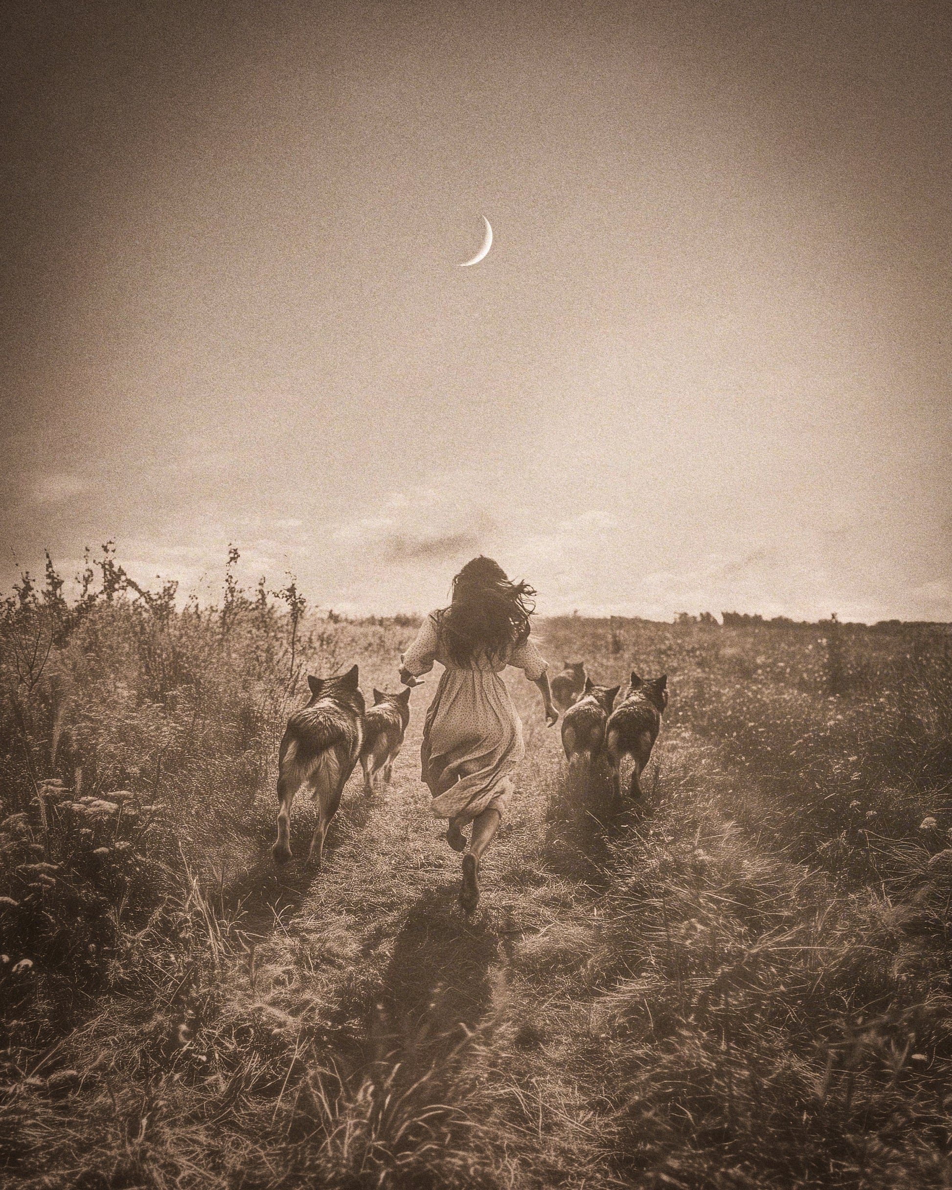 She Runs With Wolves Fine Art Print - Cult Class Art Shop