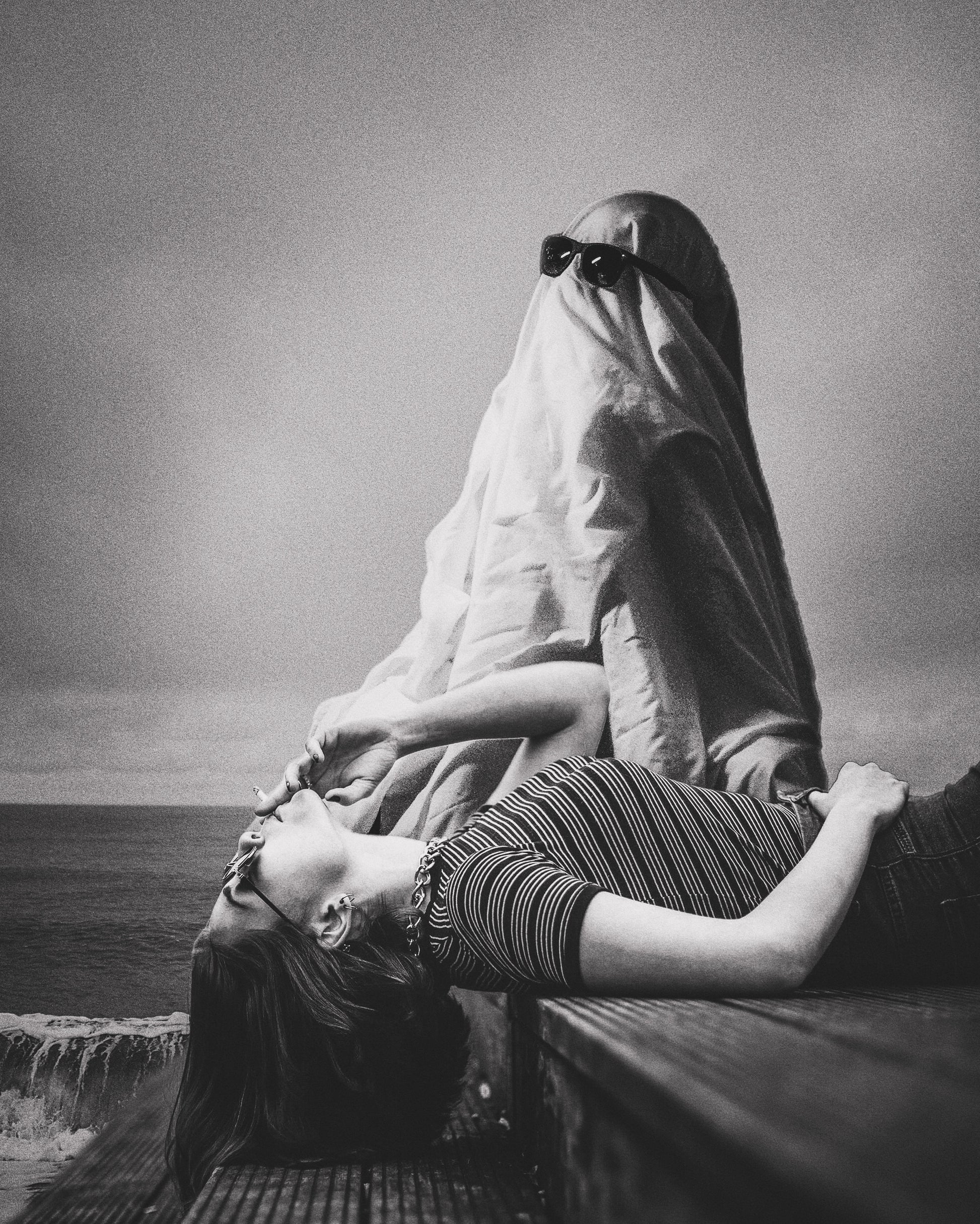 Sitting With My Darkness Fine Art Print - Cult Class Art Shop