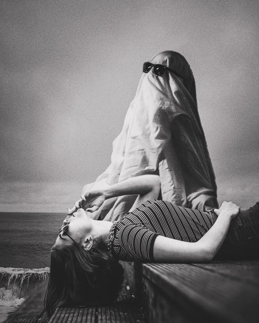 Sitting With My Darkness Fine Art Print - Cult Class Art Shop
