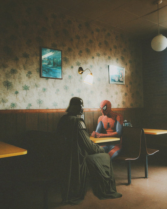 Spiderman's Interview for the Dark Side Fine Art Print