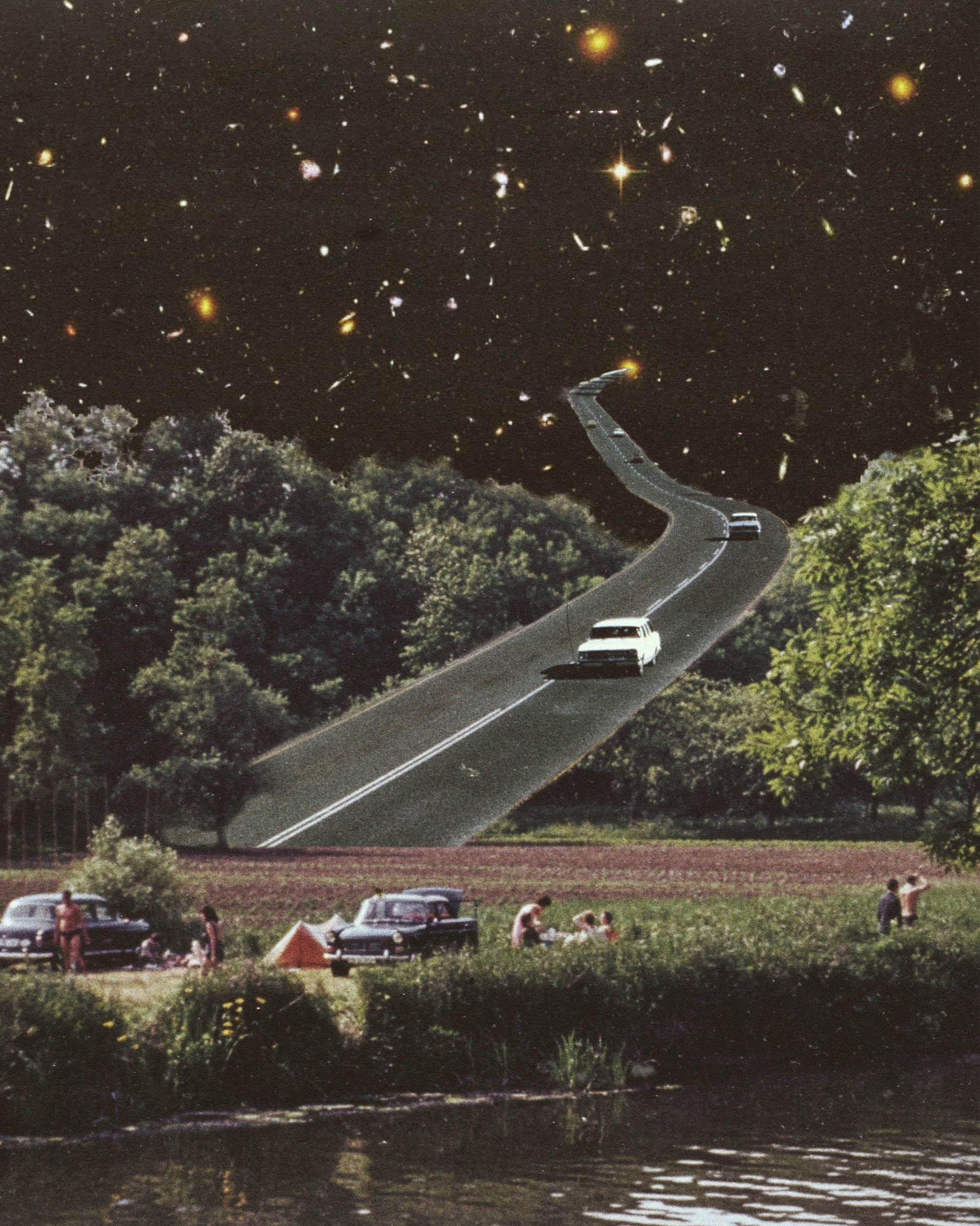 The Campgrounds Fine Art Print - Cult Class Art Shop