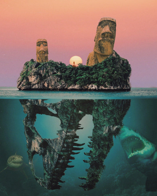 Treasure Island Fine Art Print - Cult Class Art Shop