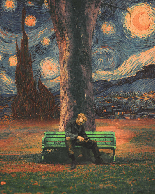 Look Up, You're Missing It All Fine Art Print - Cult Class Art Shop